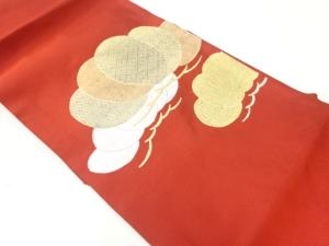 笠松模様織出し名古屋帯